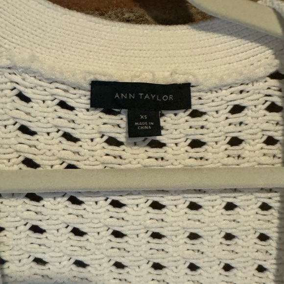 Ann Taylor Crochet Cardigan - Picture 2 of 4